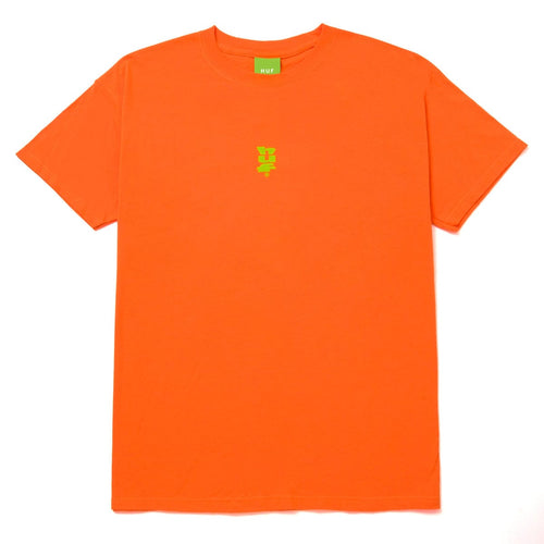 t-shirt huf MEGABLAST S/S TEE - SAFETY ORANGE