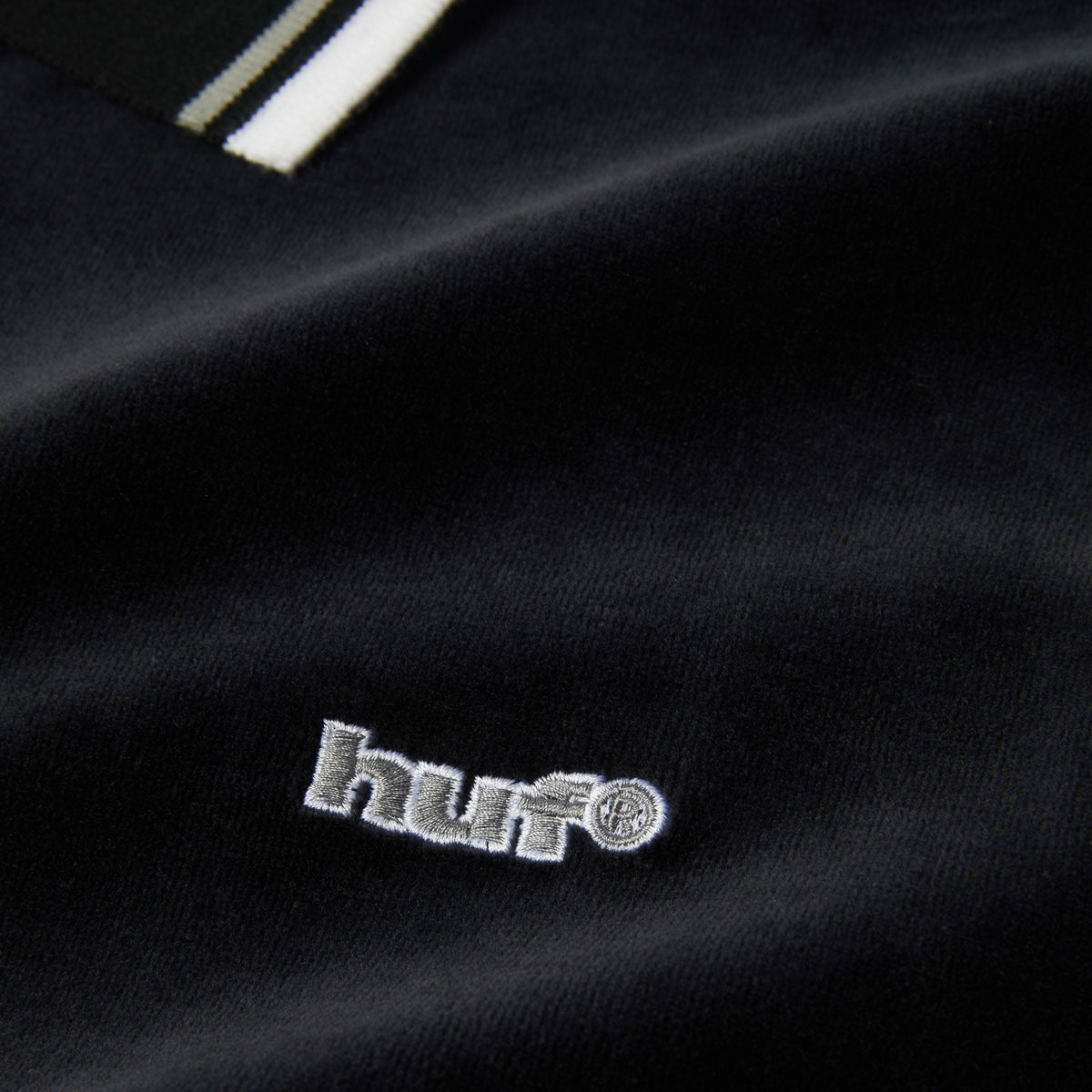 huf t-shirt Parker Velour Ls Polo