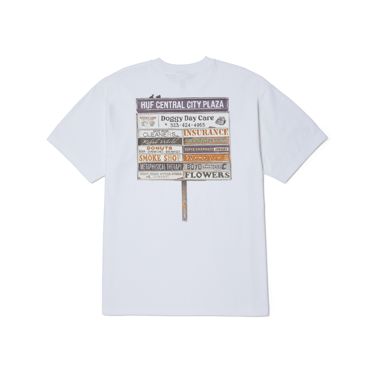 huf t-shirt Plaza S S Tee