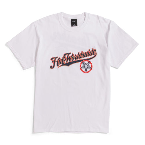 t-shirt huf PORTOLA S/S TEE - WHITE