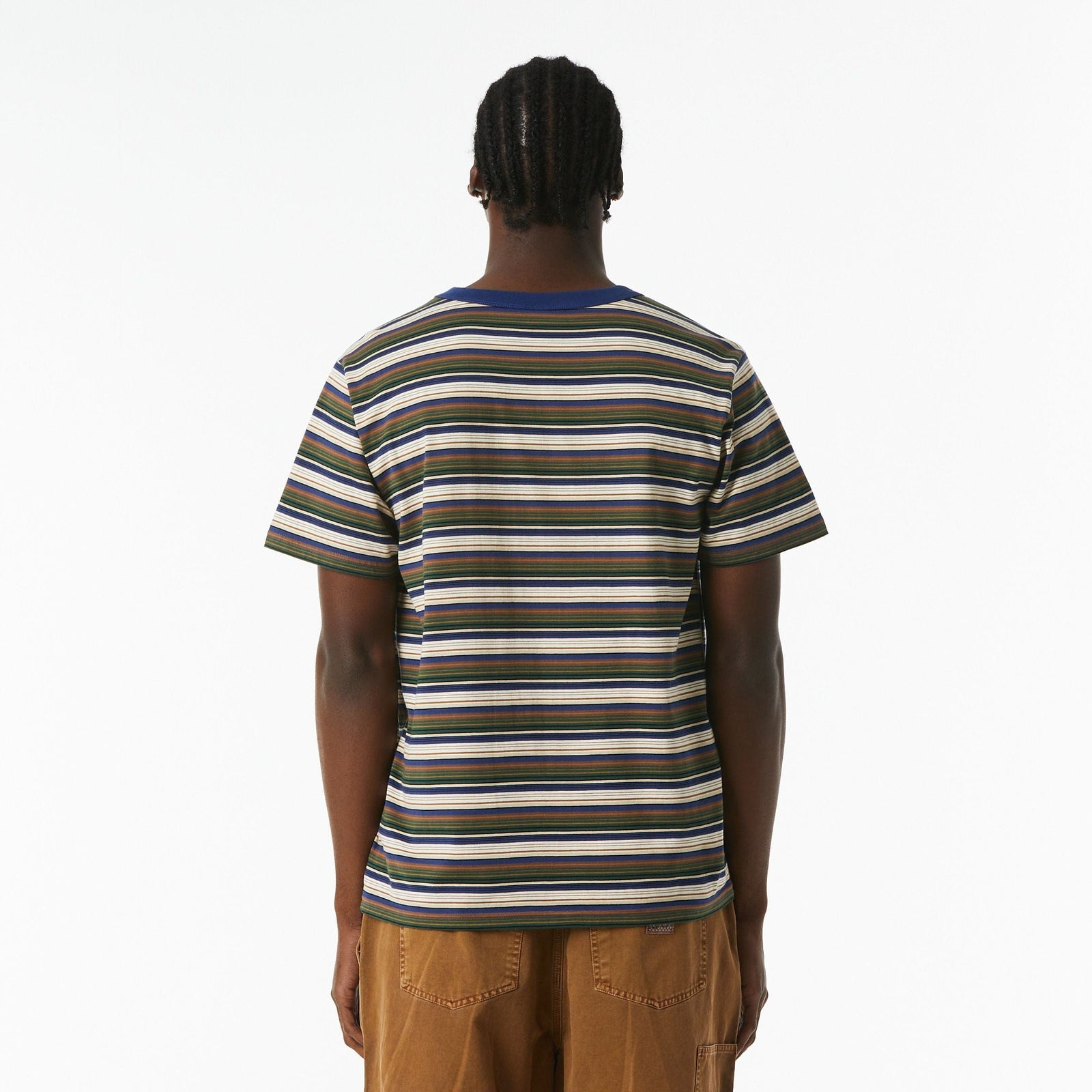 huf t-shirt POT HEAD STRIPED KNIT TOP