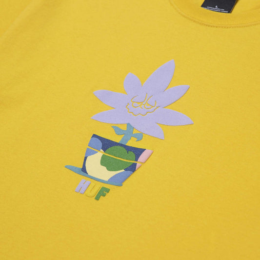 huf POTTED S/S TEE - YELLOW foto 2