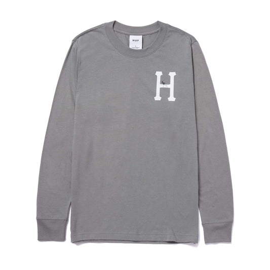 huf Prey Classic H L/S Relax Tee Charcoal foto 4