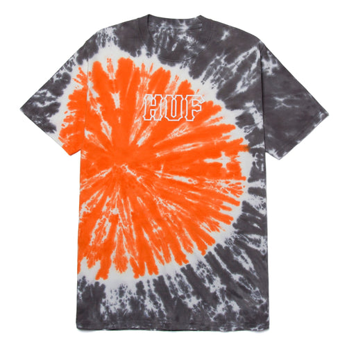 t-shirt huf SF DYE S/S TIEDYE TEE - ORANGE