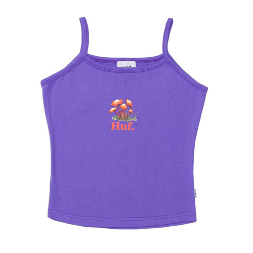 t-shirt huf SHROOM KNIT TANK - VIOLET