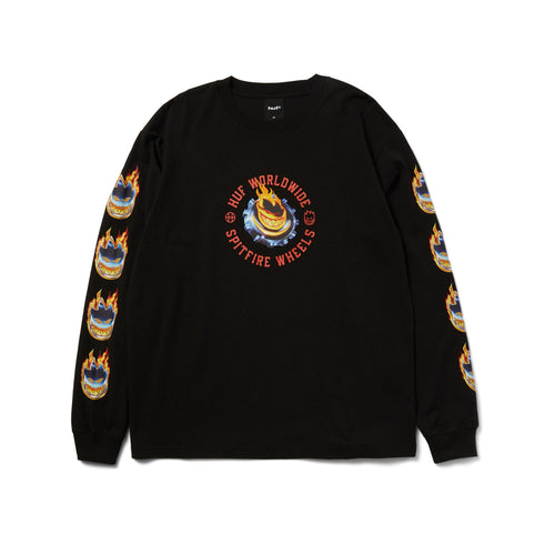 T-shirt huf SPITFIRE CHROME HEAD LS TEE