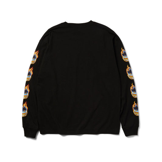 huf Spitfire Chrome Head Ls Tee foto 3