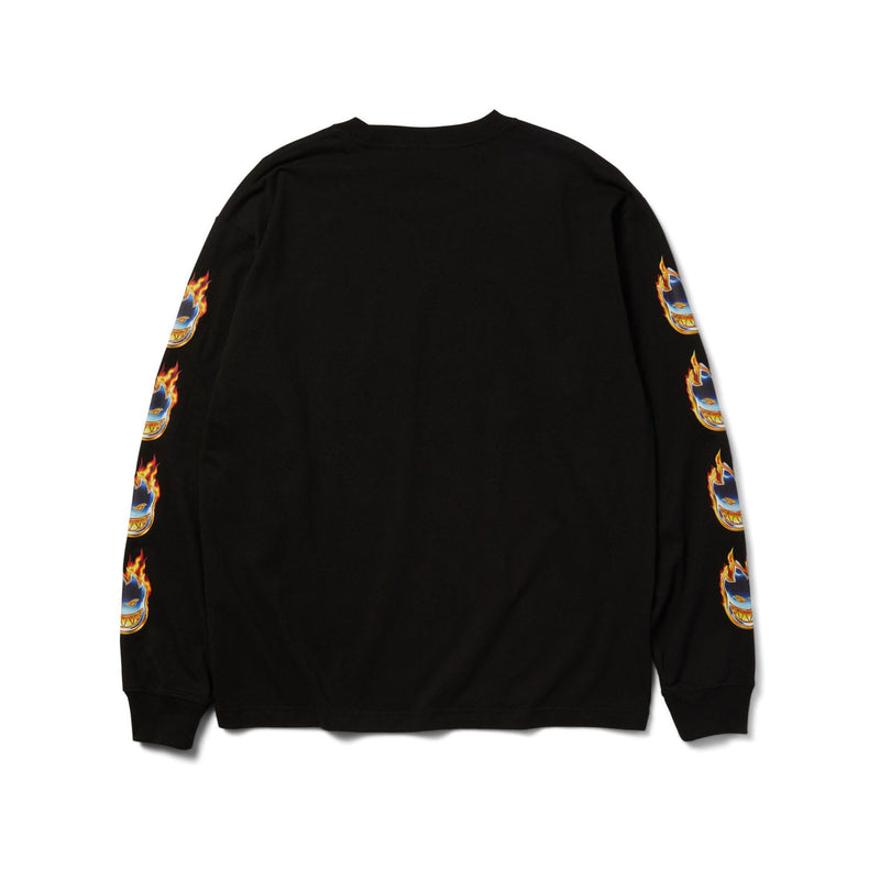 huf t-shirt Spitfire Chrome Head Ls Tee