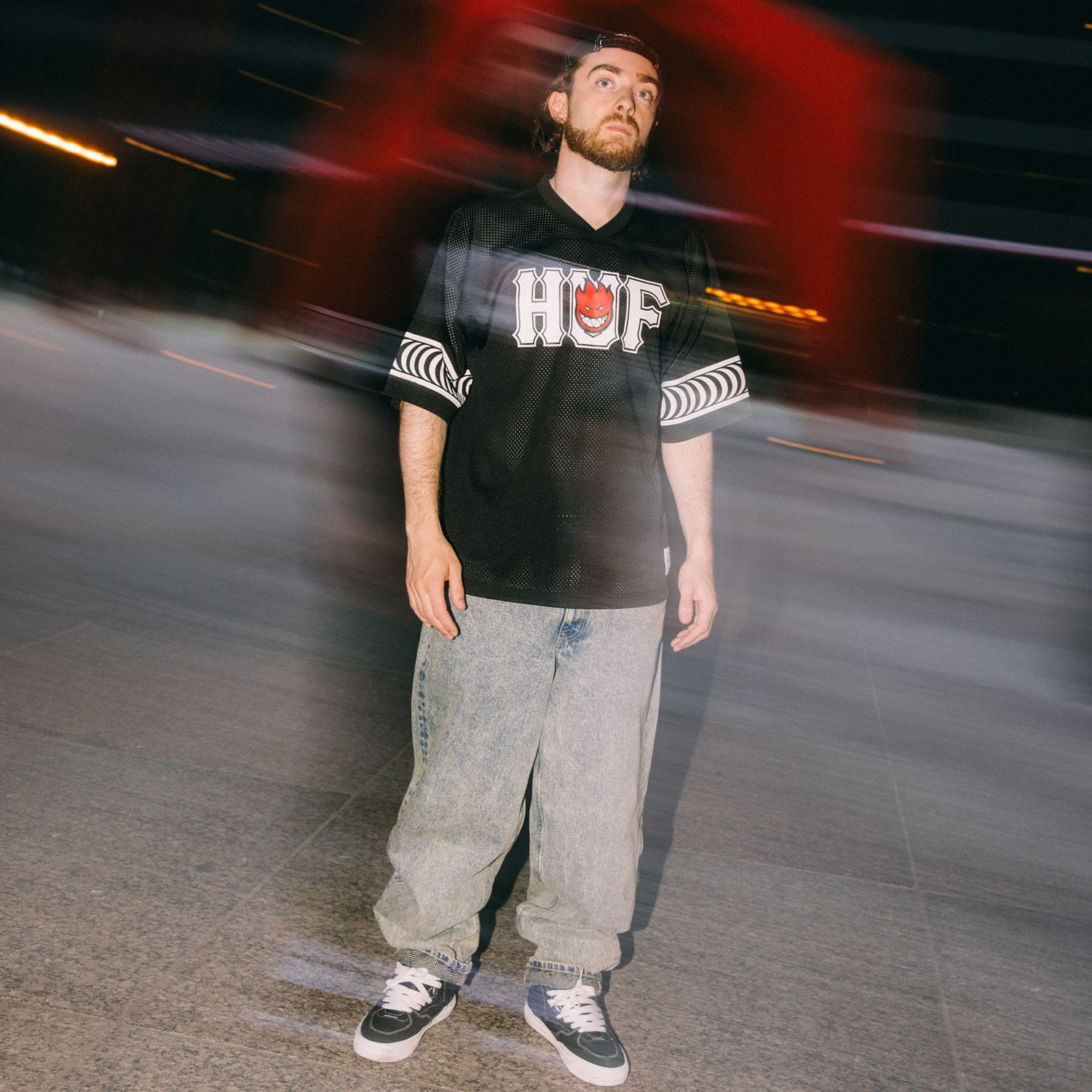 huf t-shirt Spitfire End Zone Jersey