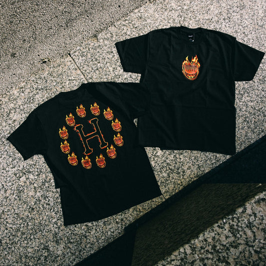 huf Spitfire Flame Galaxies Ss Tee foto 3