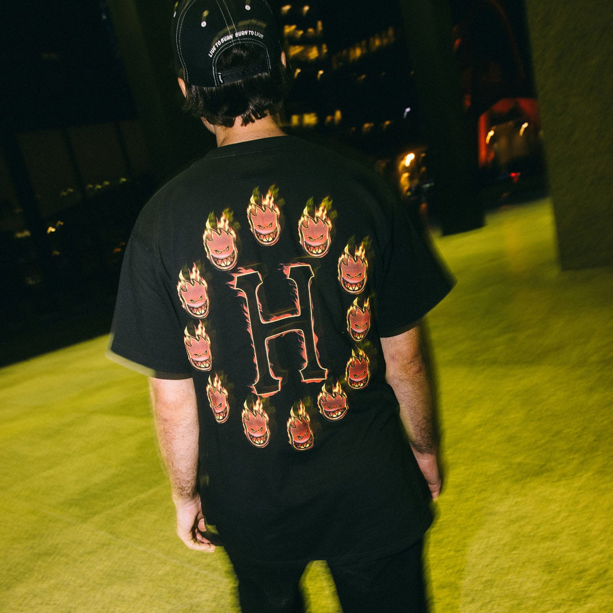 huf t-shirt Spitfire Flame Galaxies Ss Tee
