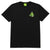 t-shirt huf TESSERACT TT S/S TEE - BLACK