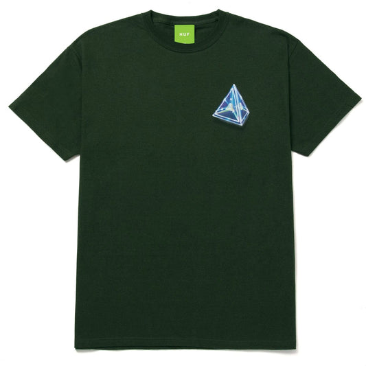 huf TESSERACT TT S/S TEE - FOREST GREEN foto 1