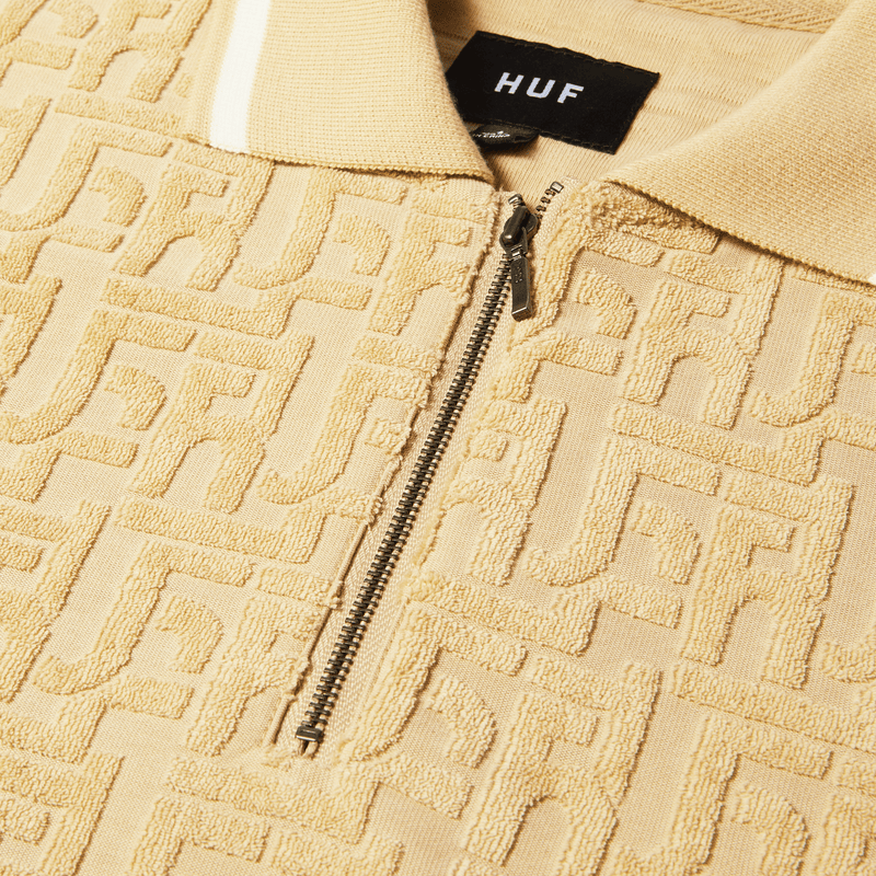 huf t-shirt Tether Jacquard S S Terry Top