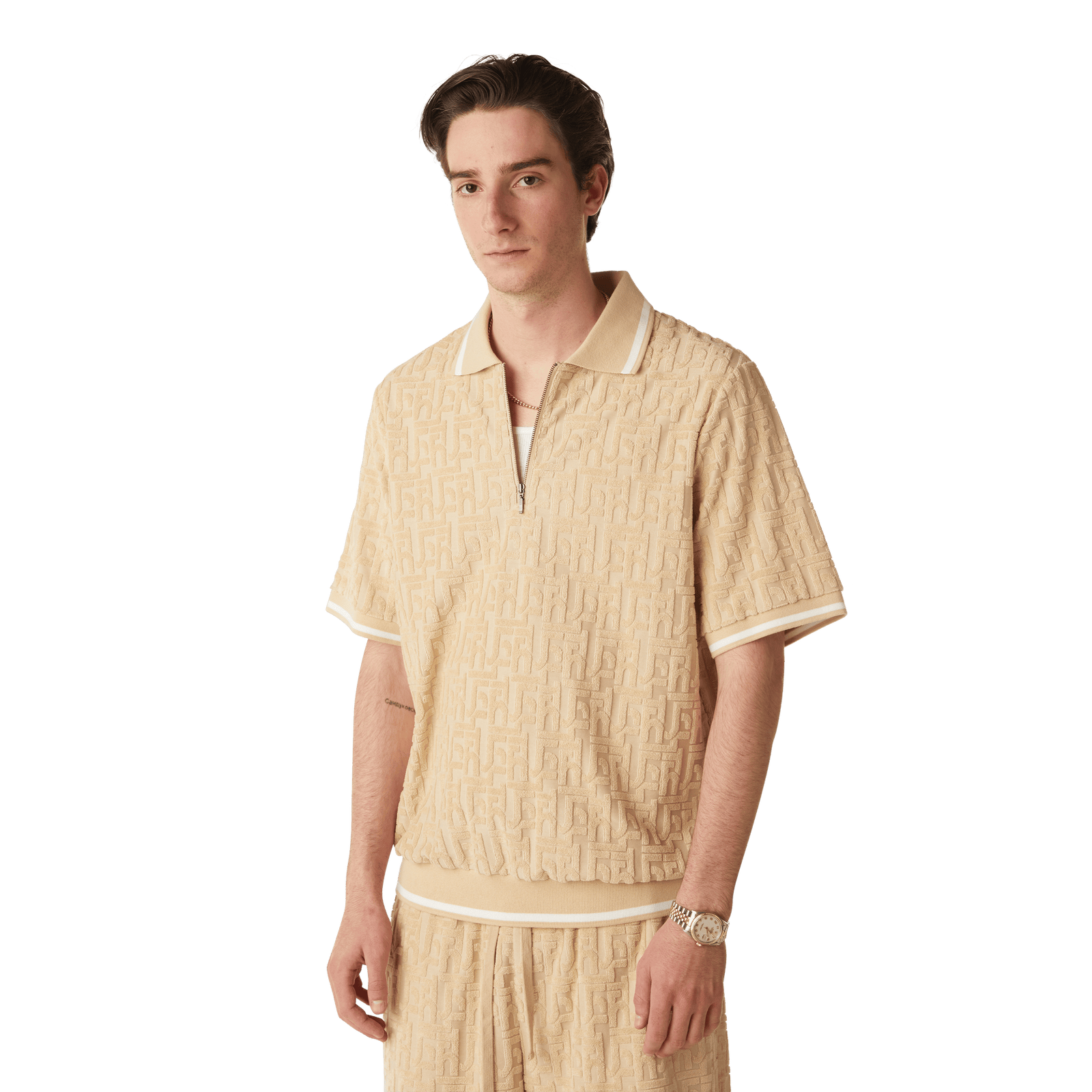 huf t-shirt Tether Jacquard S S Terry Top