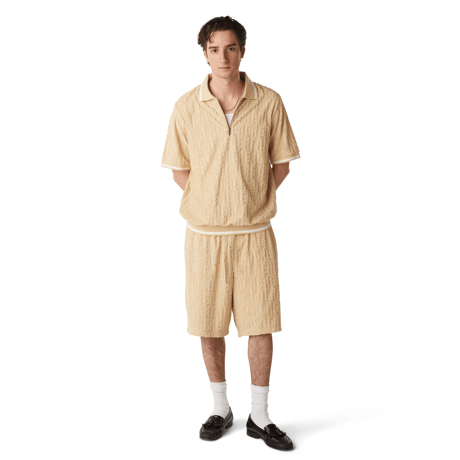 huf t-shirt Tether Jacquard S S Terry Top