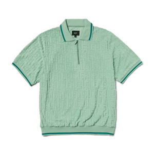 Tether Jacquard Short Sleeve Terry Top