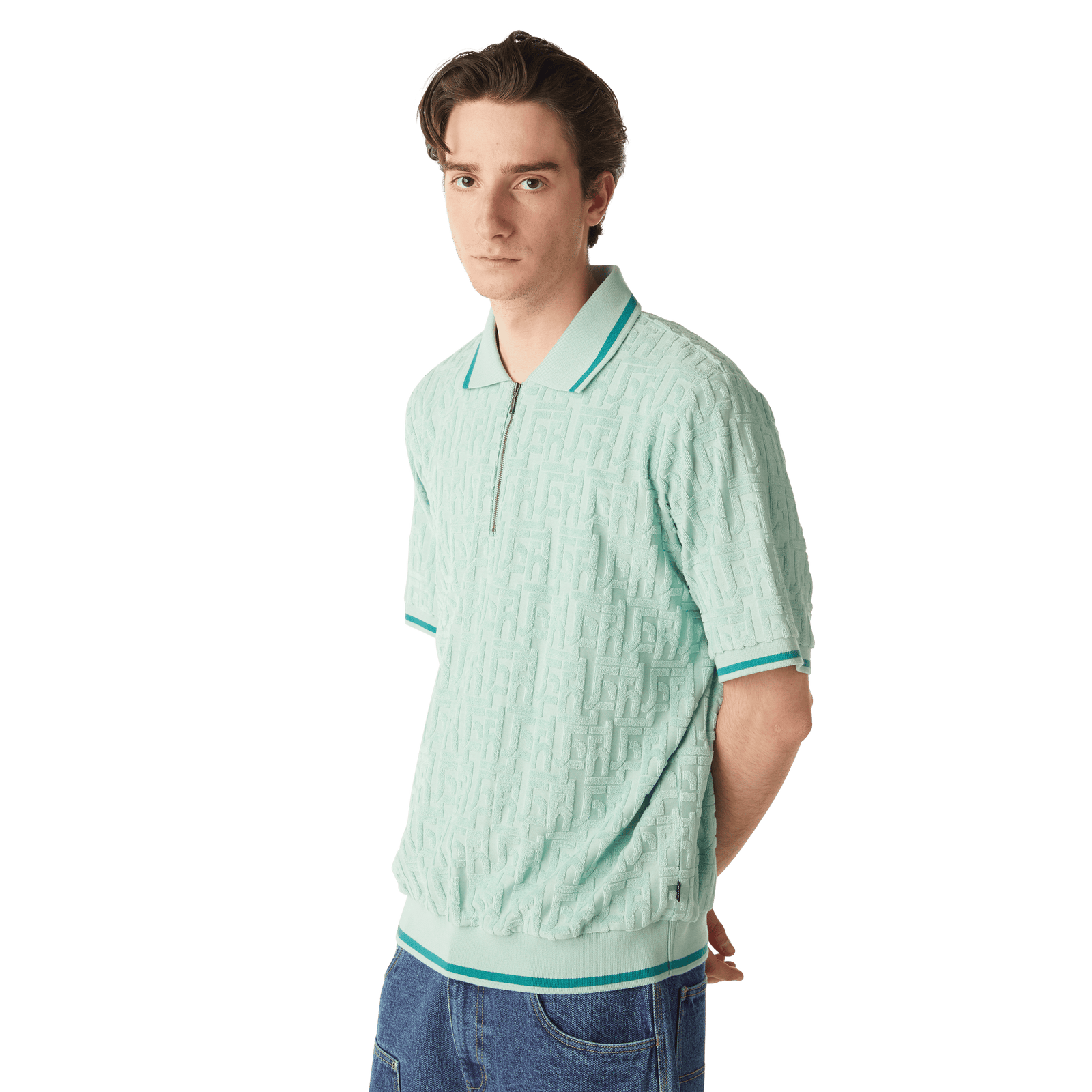 huf t-shirt Tether Jacquard S S Terry Top