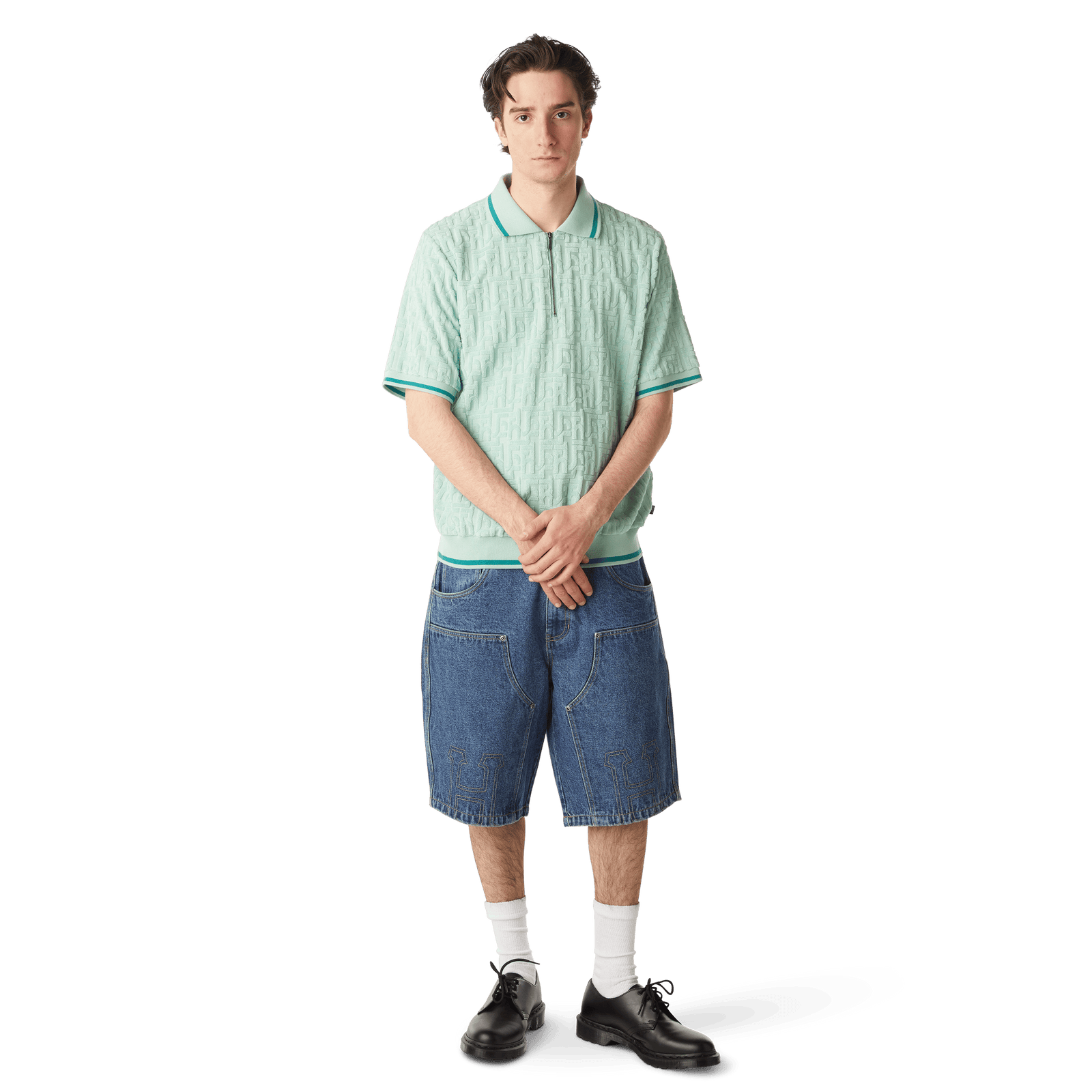 huf t-shirt Tether Jacquard S S Terry Top