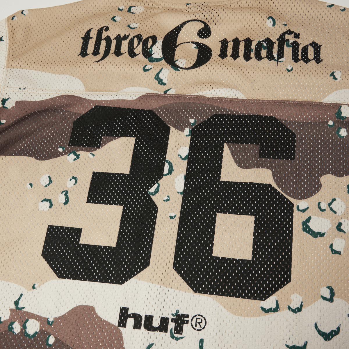 huf t-shirt Three 6 Mafia Football Jersey