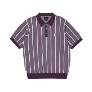 Trace Stripe S S Knit Top
