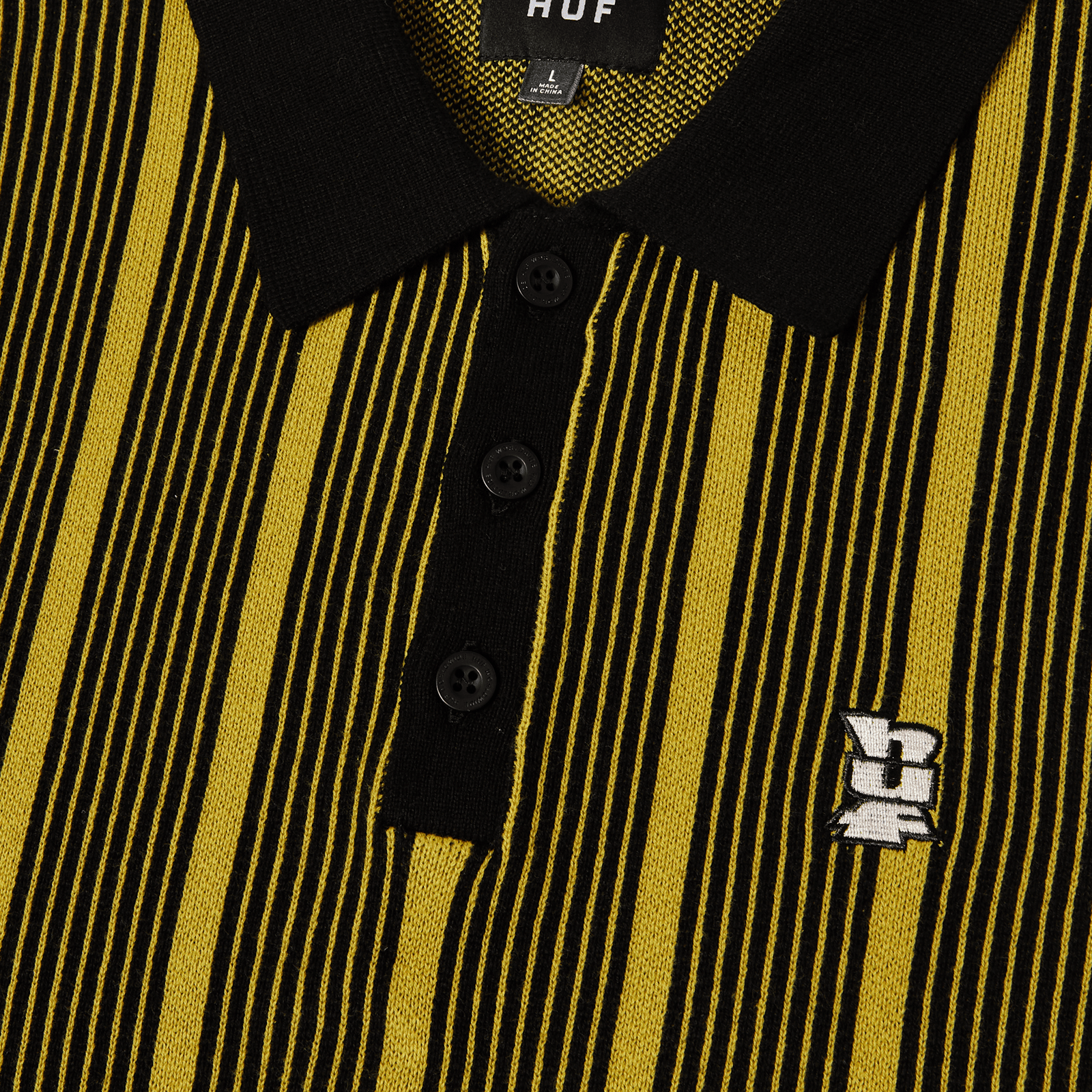 huf t-shirt Trace Stripe S S Knit Top