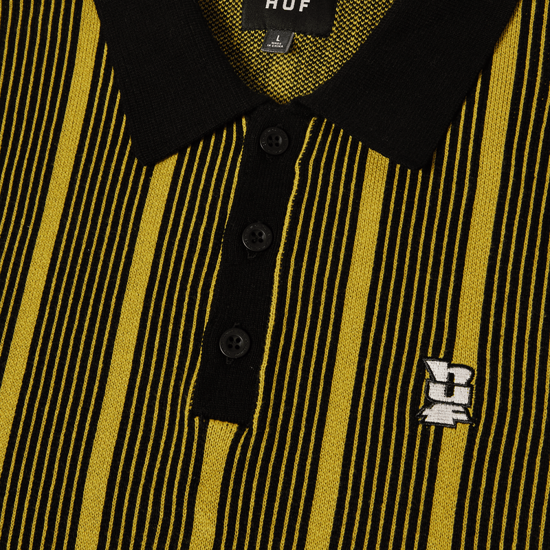 huf t-shirt Trace Stripe S S Knit Top