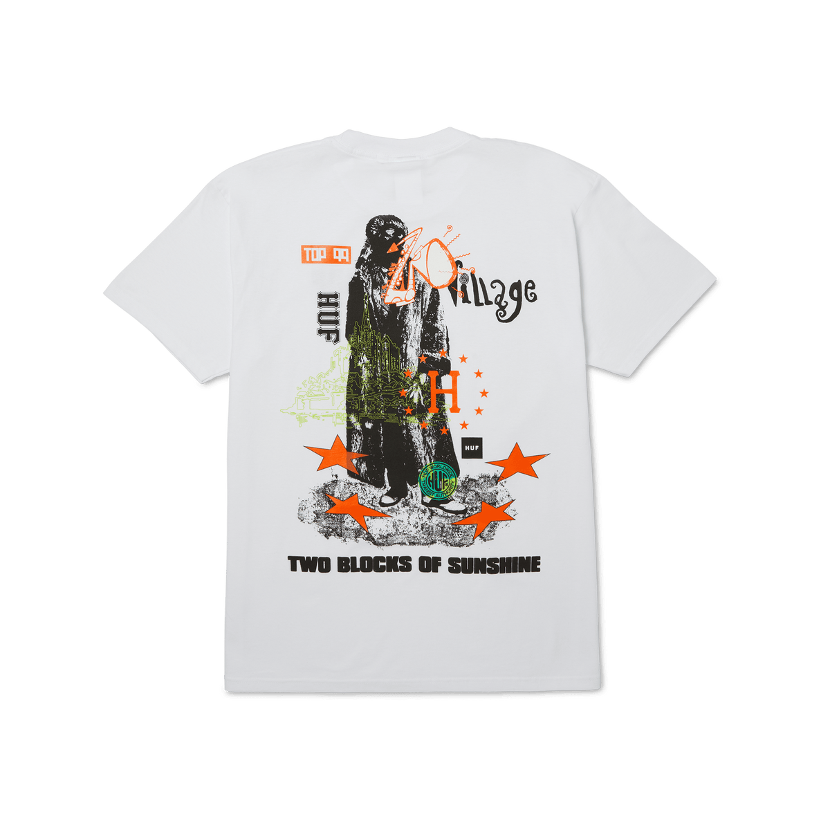 huf t-shirt Two Blocks Of Sunshine S S Tee