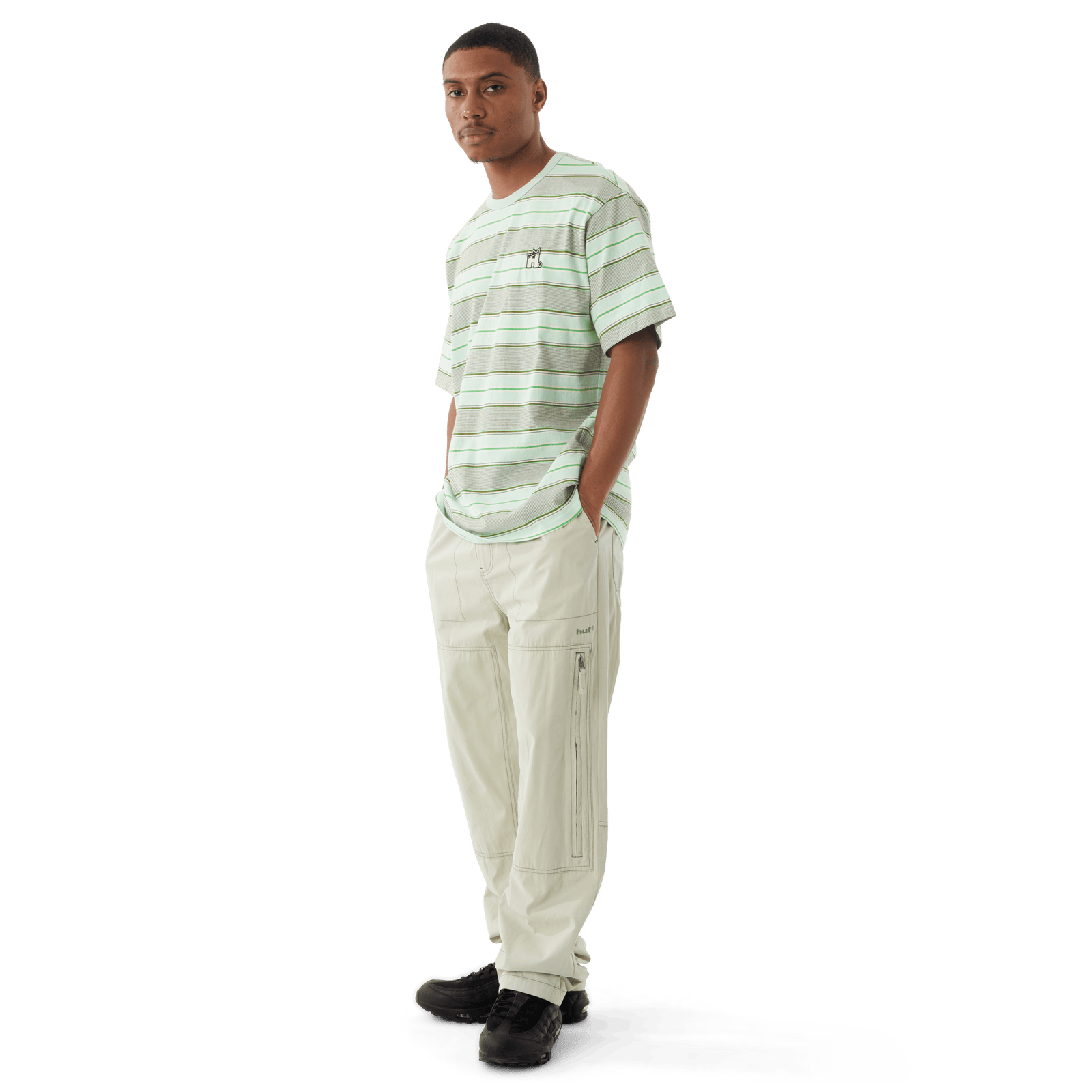 huf t-shirt Vernon S S Relaxed Knit