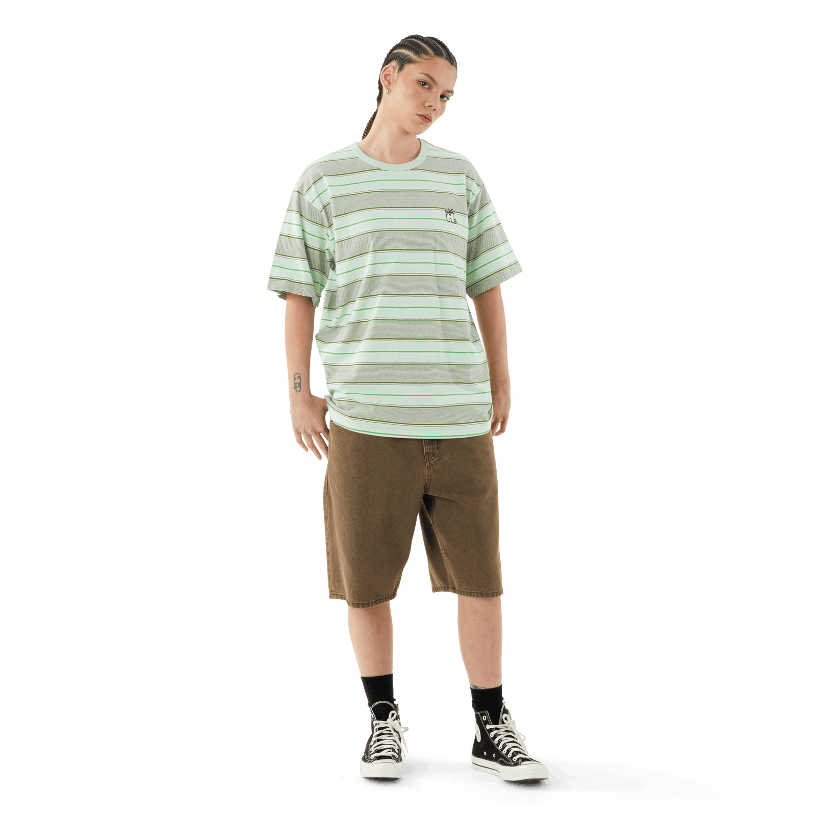 huf t-shirt Vernon S S Relaxed Knit