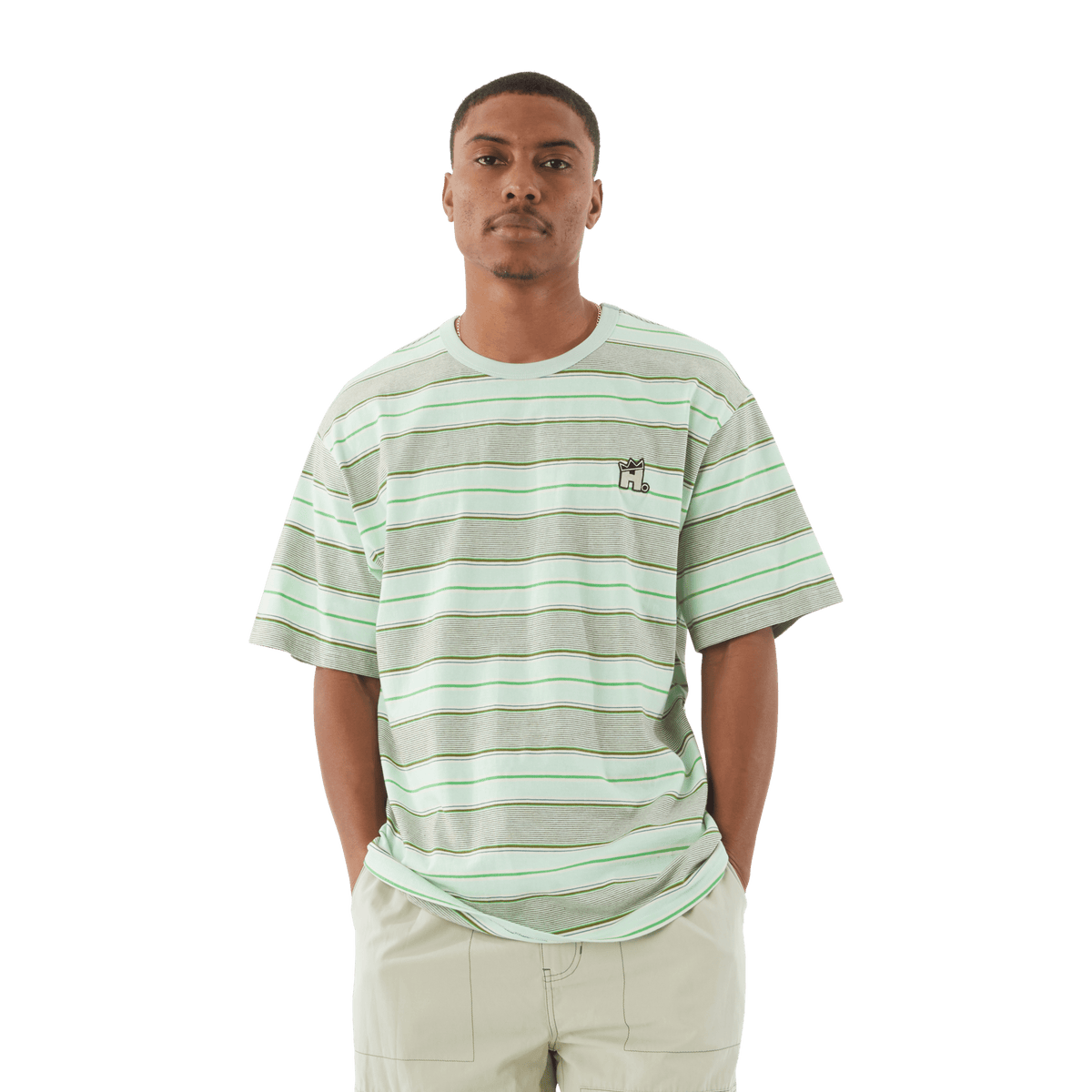 huf t-shirt Vernon S S Relaxed Knit