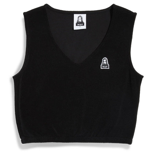 t-shirt huf WAH GWAAN TERRY TANK - BLACK