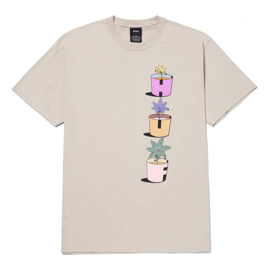 huf WATER YOUR GARDEN S/S TEE - LIGHT SAND foto 1