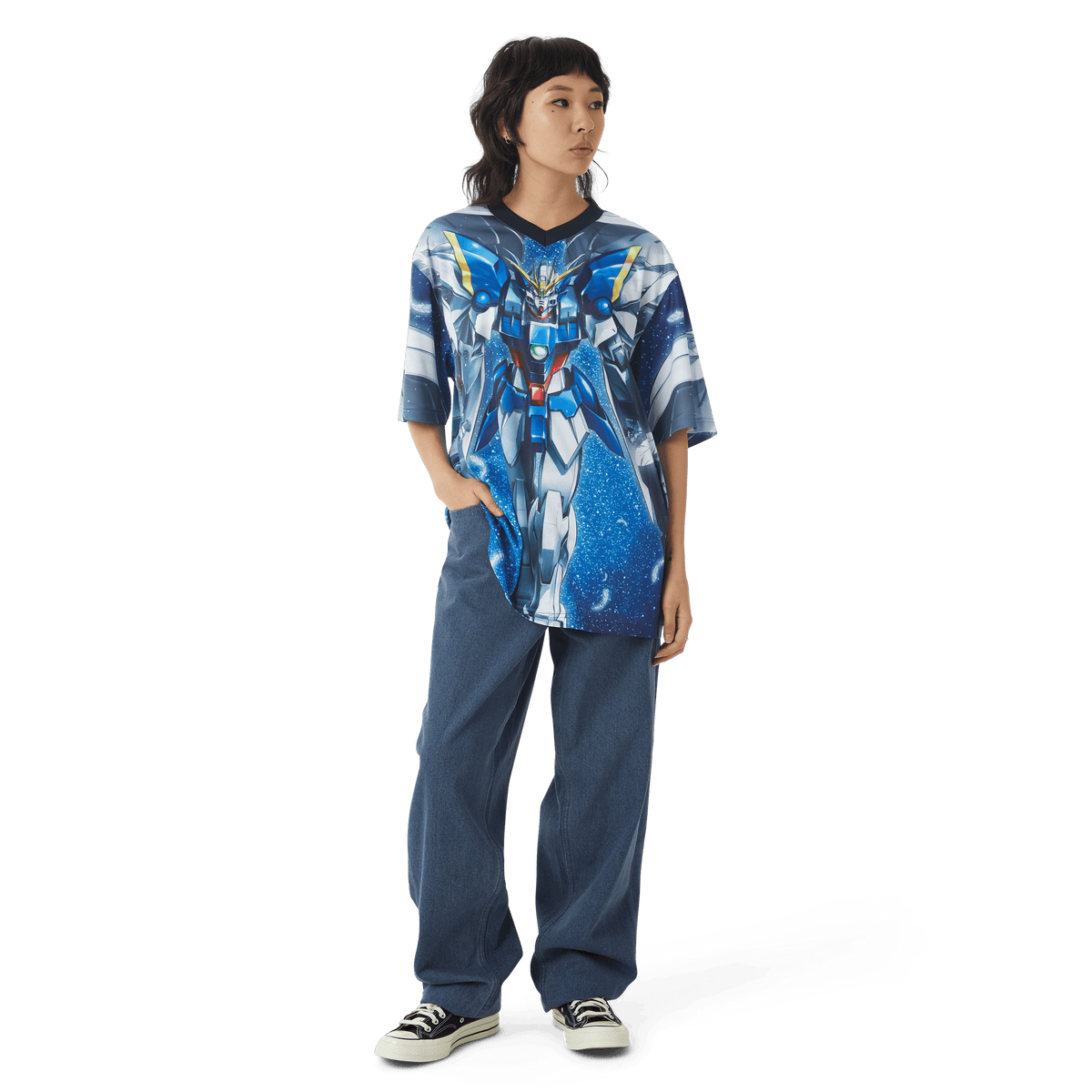 huf t-shirt WING UNIT SOCCER JERSEY