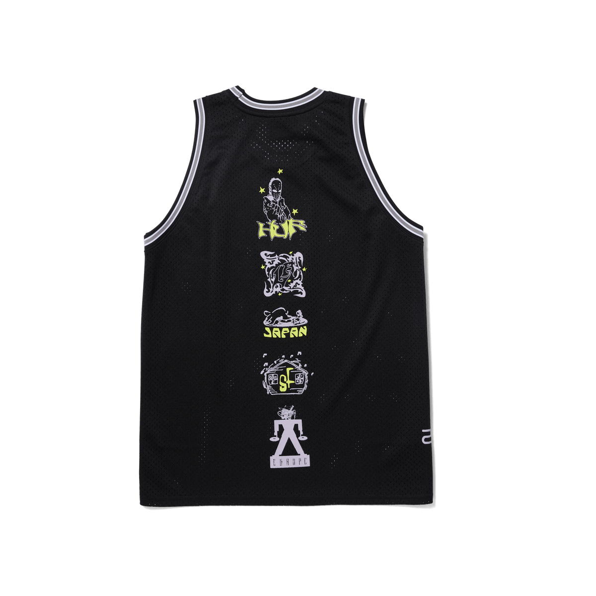 huf t-shirt Zine Mesh Basketball Jersey