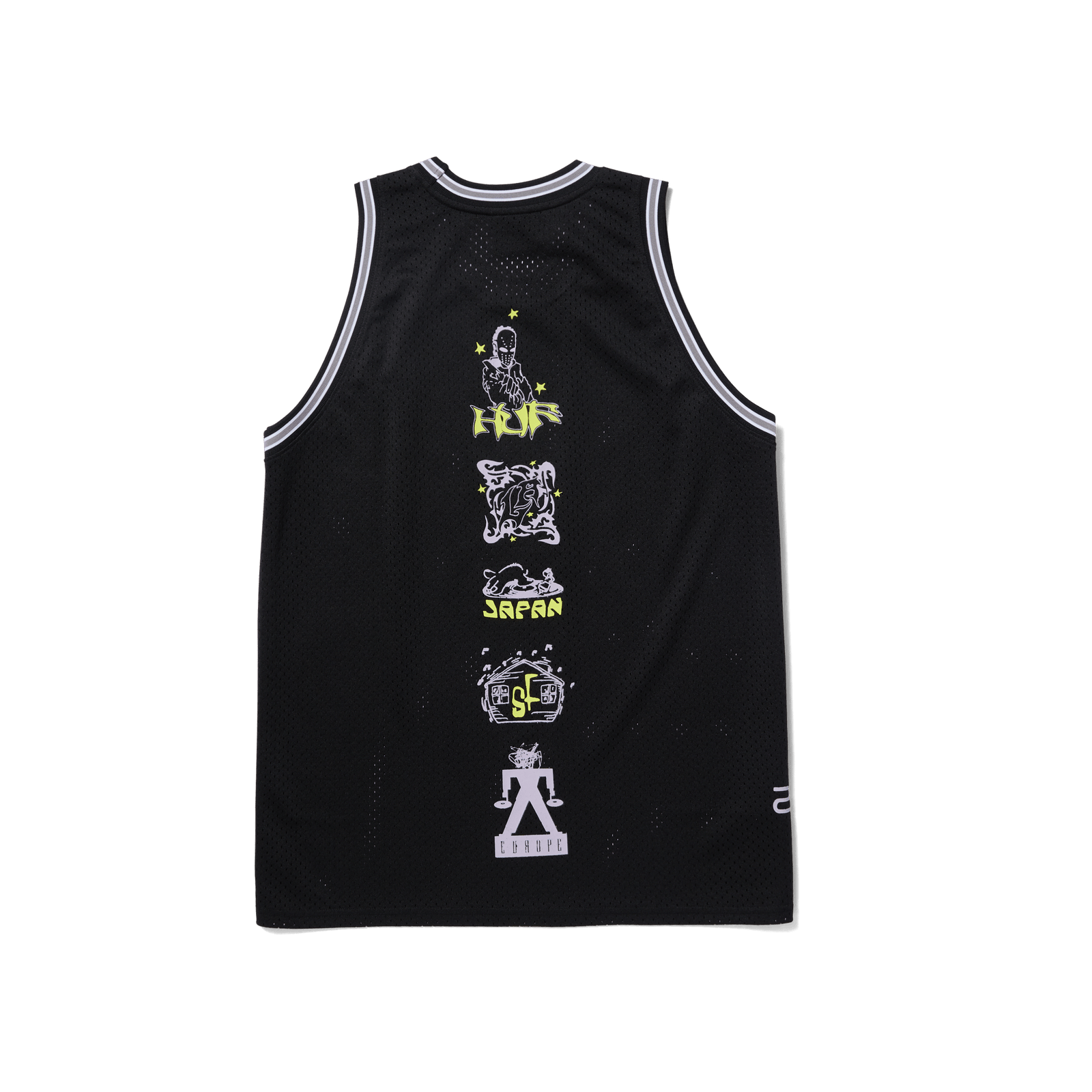 huf t-shirt Zine Mesh Basketball Jersey