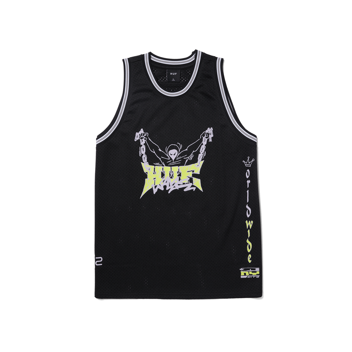 huf t-shirt Zine Mesh Basketball Jersey