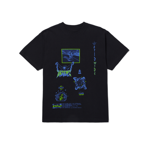 t-shirt huf ZINE S S WASHED TEE