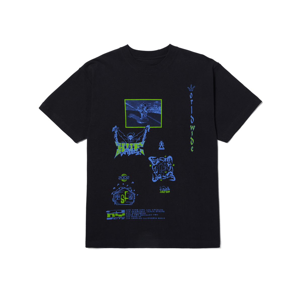 huf t-shirt Zine S S Washed Tee
