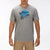 t-shirt hurley BEACHSIDE S/S DK GREY HEATHER