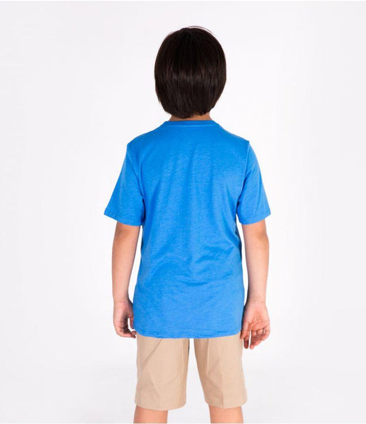 hurley Boys One & Only Solid Tee Ss Htr Soar foto 3