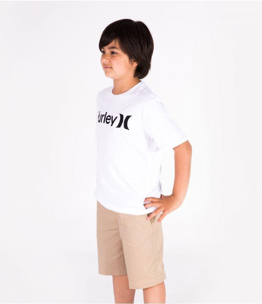 hurley Boys One & Only Solid Tee Ss White foto 2