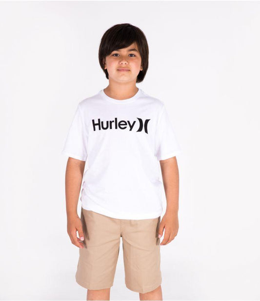 hurley Boys One & Only Solid Tee Ss White foto 1