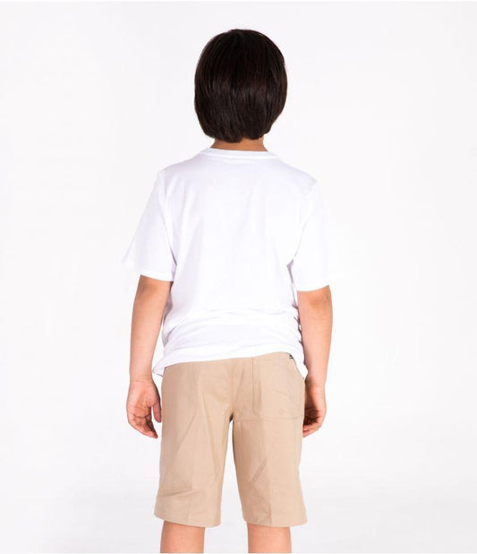 hurley Boys One & Only Solid Tee Ss White foto 3