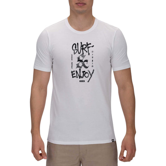 hurley Dri-Fit Surf And Enjoy S/S White foto 1