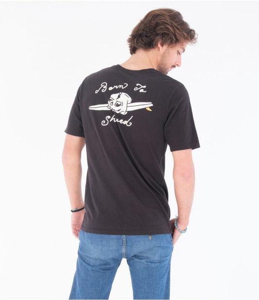 hurley EVERYDAY WASH BORN TO SHRED PKT TEE SS - BLACK foto 2