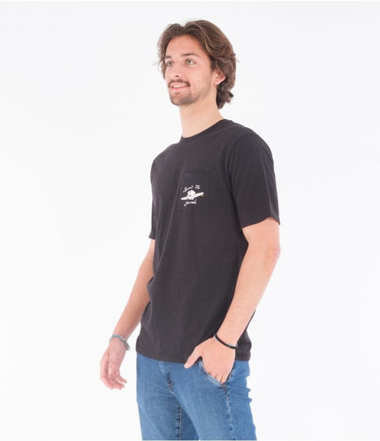 hurley EVERYDAY WASH BORN TO SHRED PKT TEE SS - BLACK foto 1