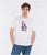 t-shirt hurley MLB EVERYDAY WASH LOS ANGELES DODGERS SS TEE - WHITE