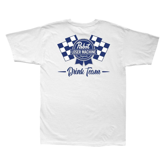 loser machine Lmcxpbr Drink Team Stock Tee White foto 1