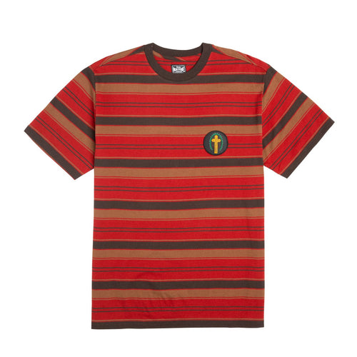 t-shirt loser machine RUPPERT KNITS - RED/BROWN